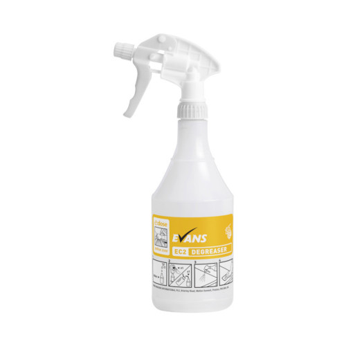 Evans Vanodine EC2 Heavy Duty Cleaner & Degreaser Bottle & Head - 750ml